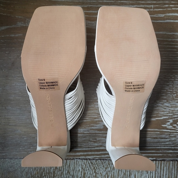 NWT Gabrielle Union Women's Evianna White Weave Thong Slip On Sandal Size 6 - Picture 8 of 11